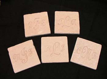 Monogram Coasters