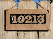 House Number Tile